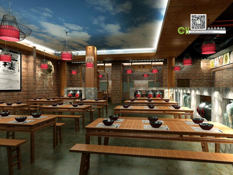 梅州餐饮空间设计-客家菜馆